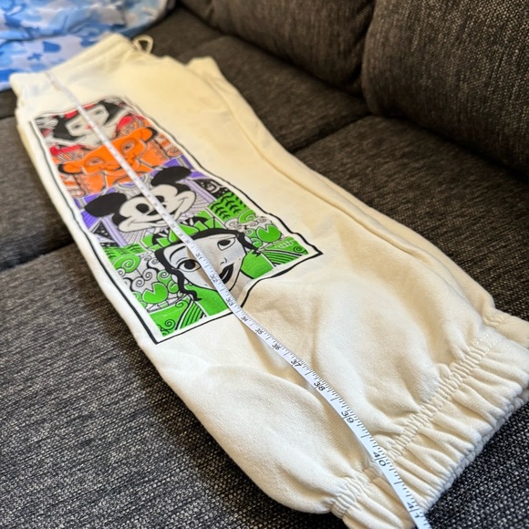 Disney 100 year Kids Cartoon Character Joggers - White - Picture 6 of 7